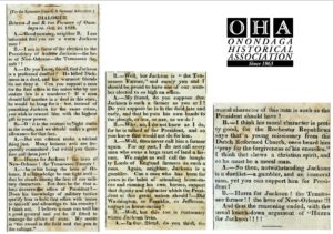 11.3a.70 Campaign Attack on Andrew Jackson’s Character in a Syracuse Newspaper, 1828