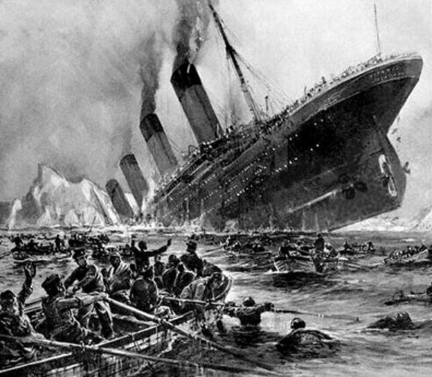 Titanic Painting by Willy Stower