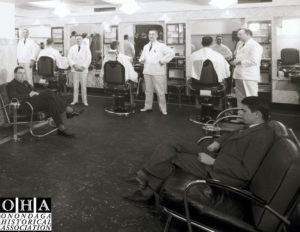 Barber Shop, Onondaga Hotel, 1937