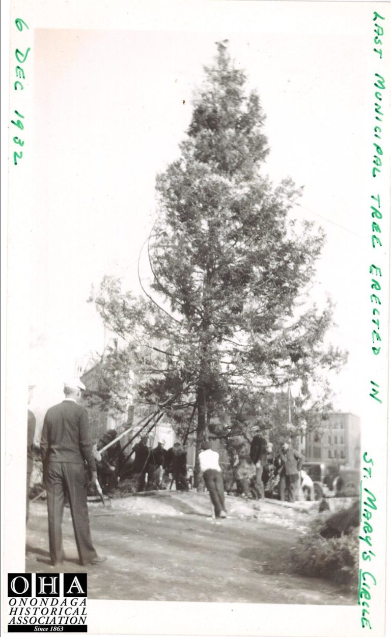 Today in History Syracuse's First Christmas Tree