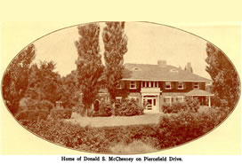 sepia photo of house