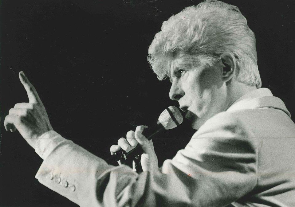 David Bowie Carrier Dome 1983. Photo: Syracuse.com/Post Standard
