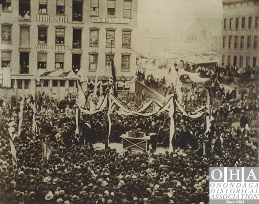 April 19 President Abraham Lincoln Eulogy in Hanover Square on April 19, 1865