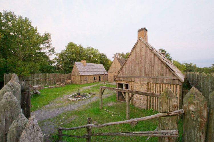 Jesuit Mission , Sainte Marie Among the Iroquois on Onondaga Lake