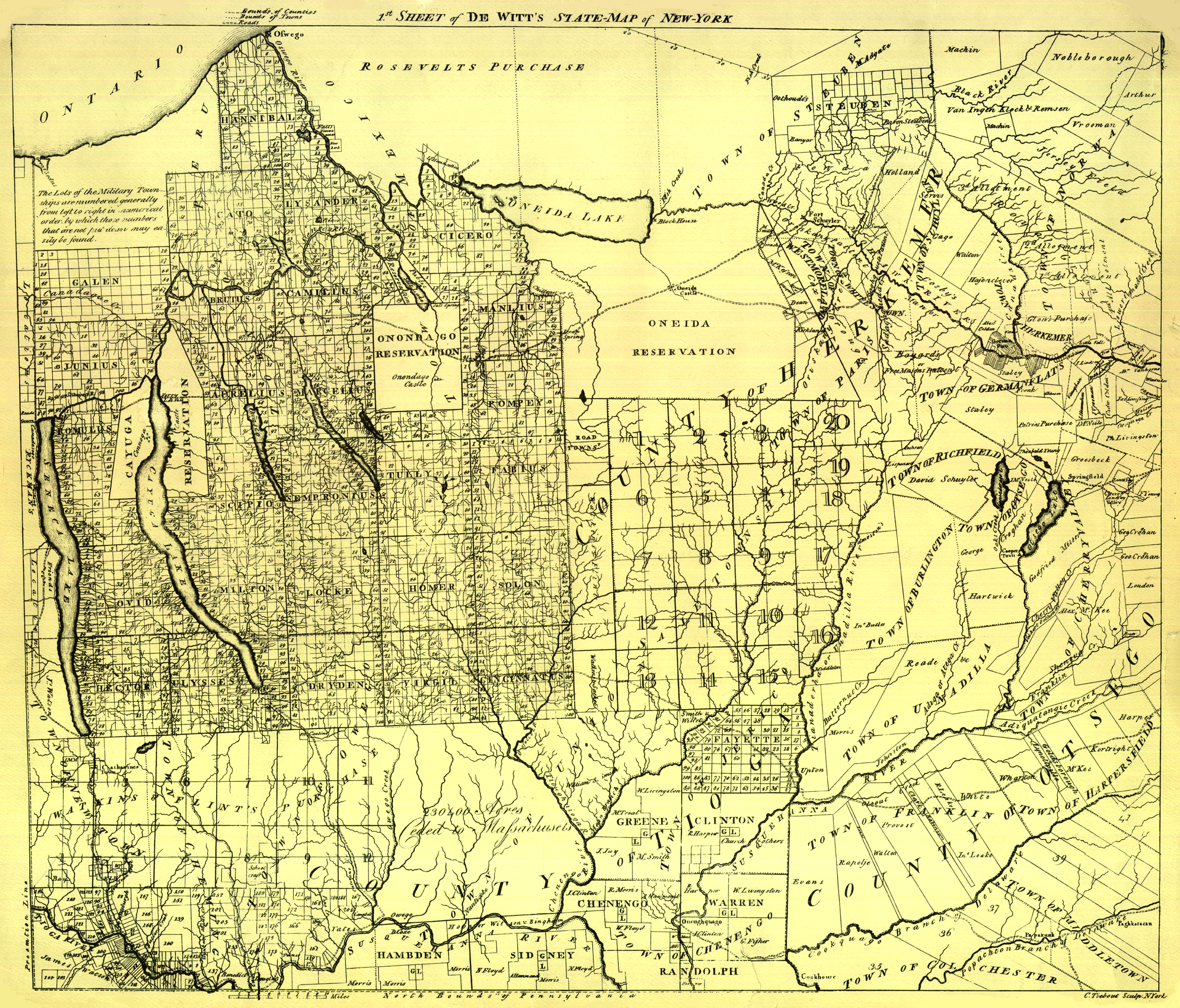 Land Records: Military Tract, Onondaga County