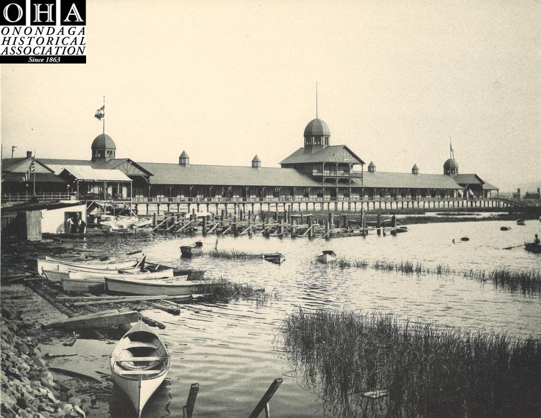 Iron Pier, Onondaga Lake, 1890