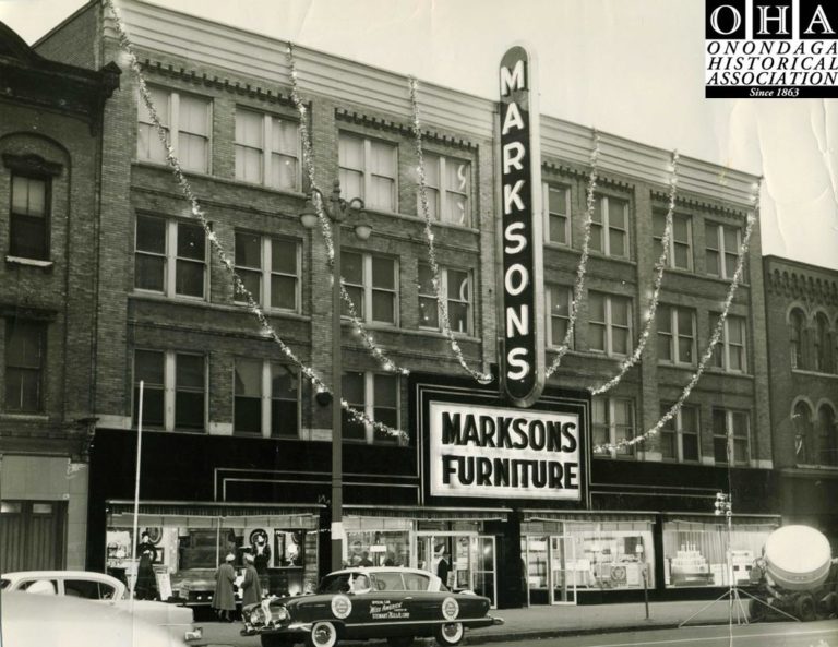 Throughout most of the 20th century, the Marksons Furniture Company was